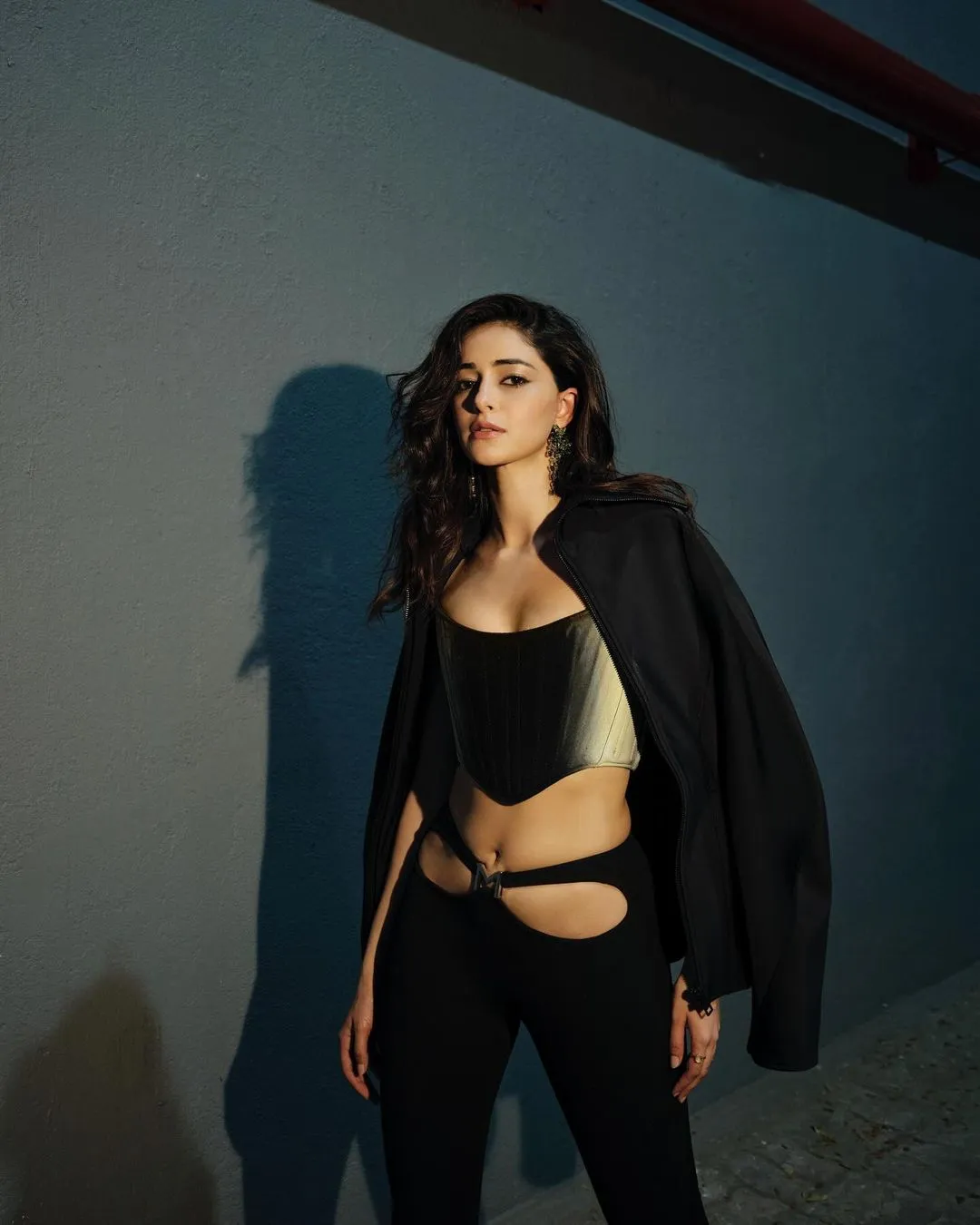 Ananya Panday Photoshoot in Black Dress Pant